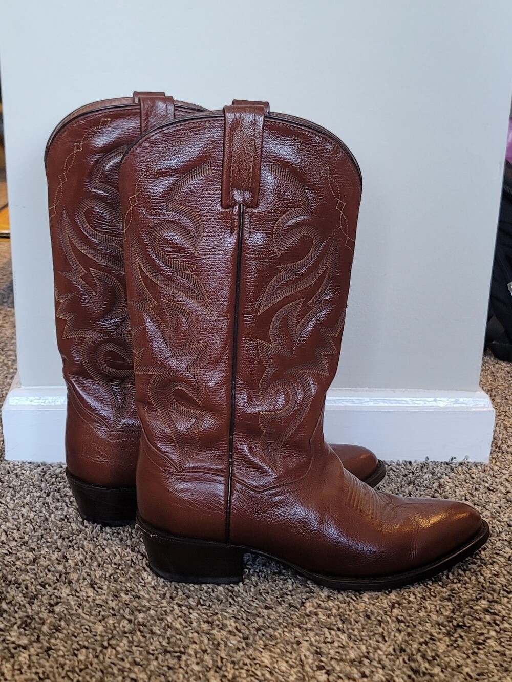 Dan Post Brown Western Boots - Picture 2 of 6